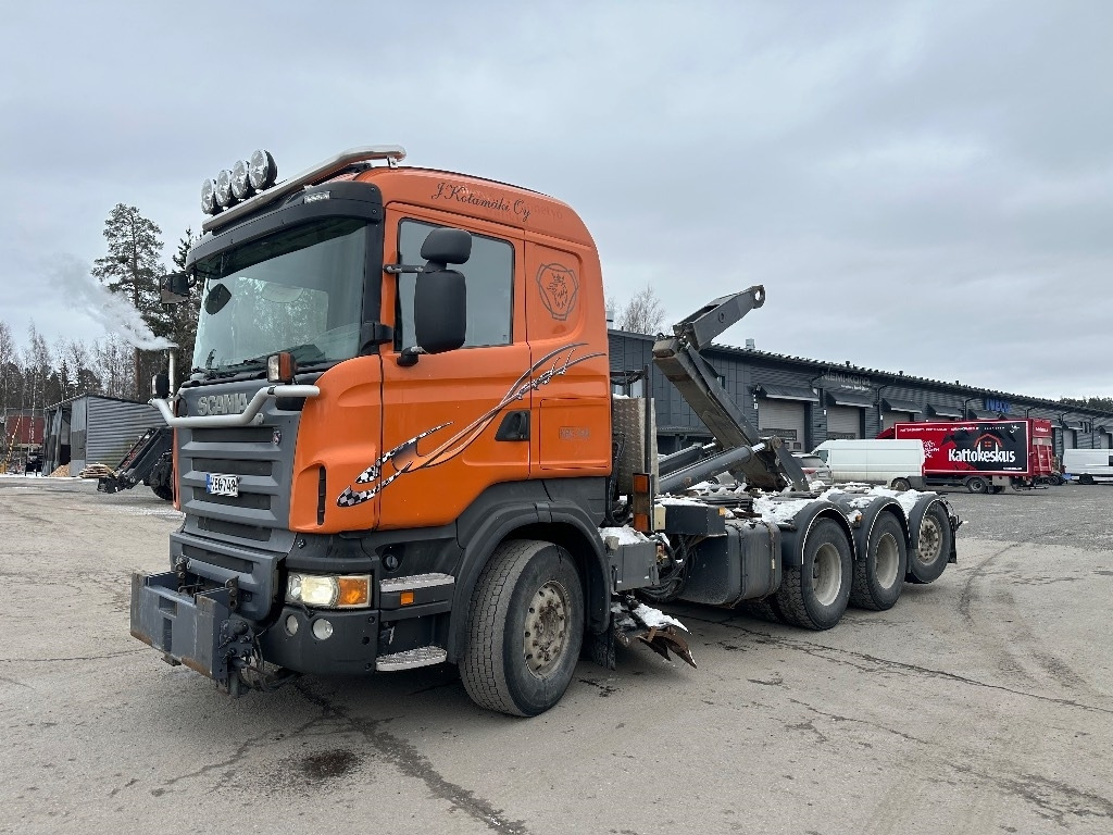Scania R480 8x4*4 auravarustuksella - Hook lift truck: picture 1 Scania R480 8x4*4 auravarustuksella - Hook lift truck: picture 1