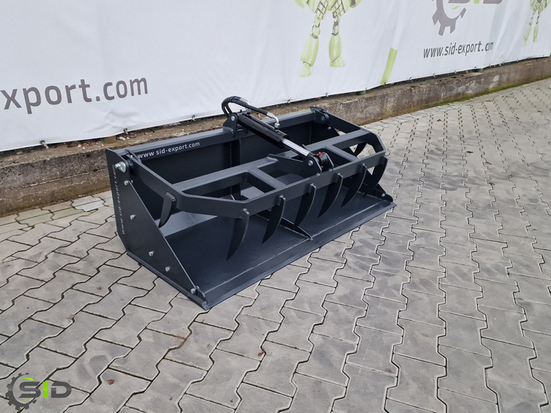 SID Greifschaufel mini geb. Zinken / BMS Mini / Grab bucket Mini burned tines 1,0 m - Clamshell bucket for Compact tractor: picture 1 SID Greifschaufel mini geb. Zinken / BMS Mini / Grab bucket Mini burned tines 1,0 m - Clamshell bucket for Compact tractor: picture 1