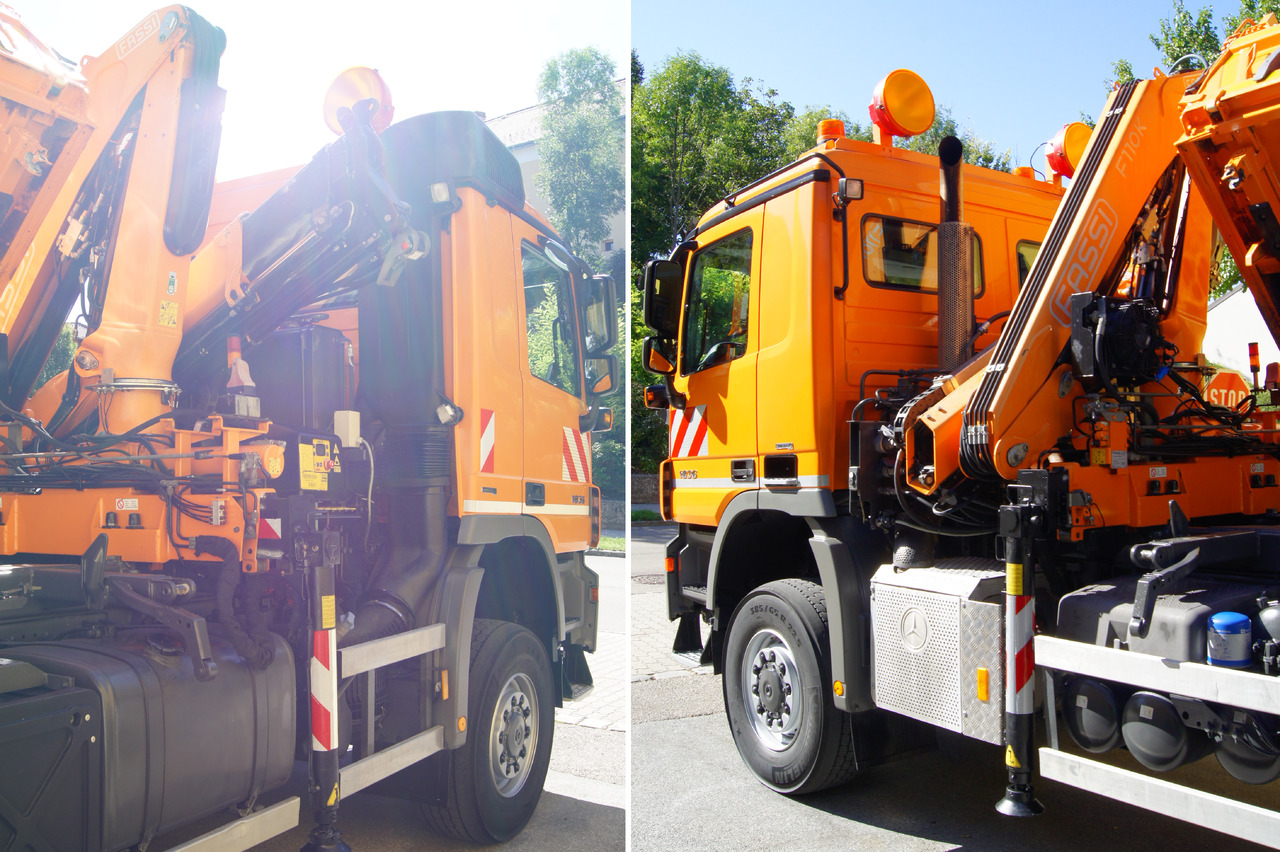 MERCEDES-BENZ ACTROS 1836 /4x4/TÜV/FASSI 110/MEILLER/Wechselsystem/Winterdienst - Crane truck: picture 5 MERCEDES-BENZ ACTROS 1836 /4x4/TÜV/FASSI 110/MEILLER/Wechselsystem/Winterdienst - Crane truck: picture 5