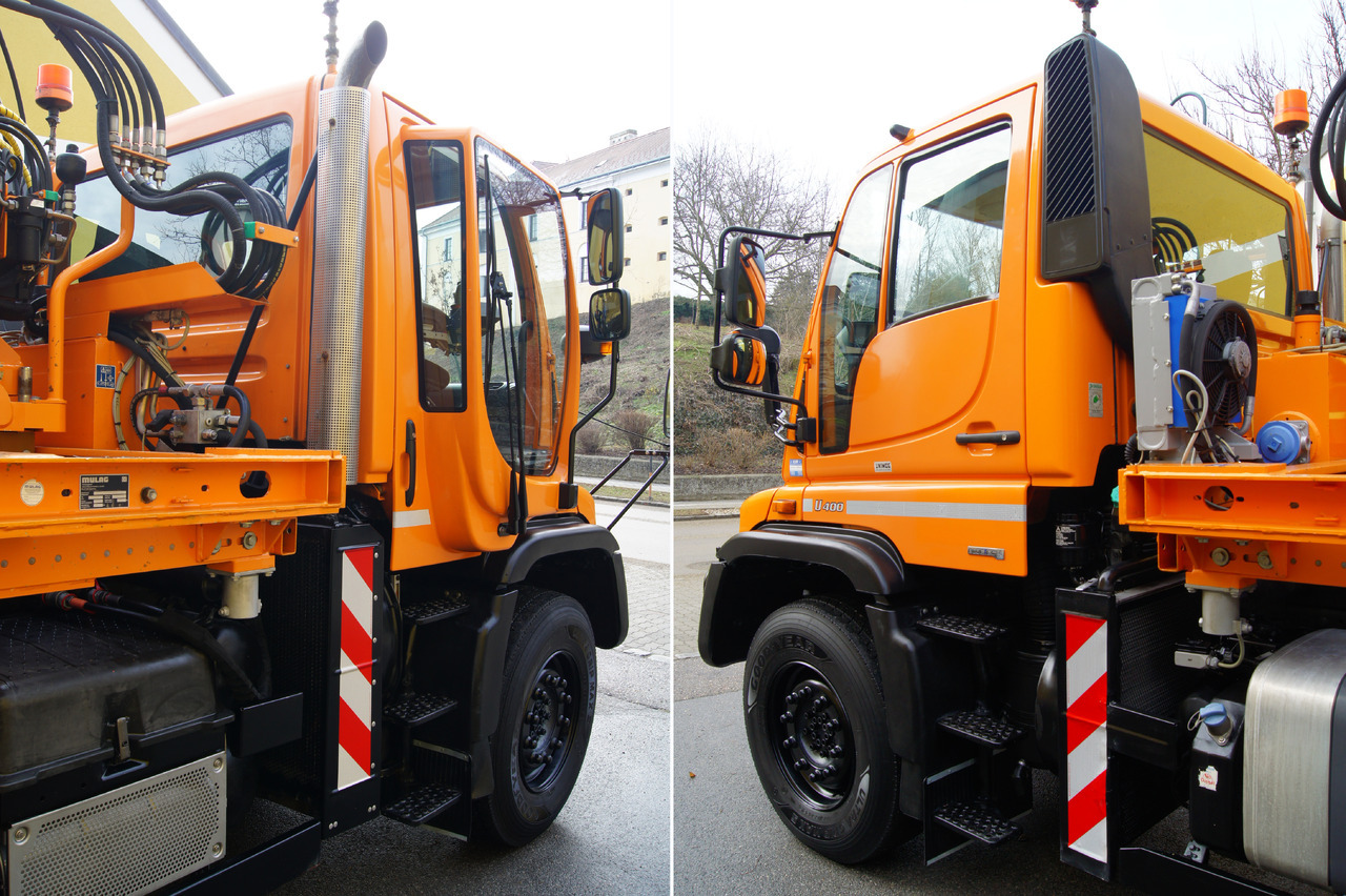 Municipal/ Special vehicle UNIMOG Unimog U 400/TÜV/Hydrostat/Mähtür +MULAG MHU 800: picture 9