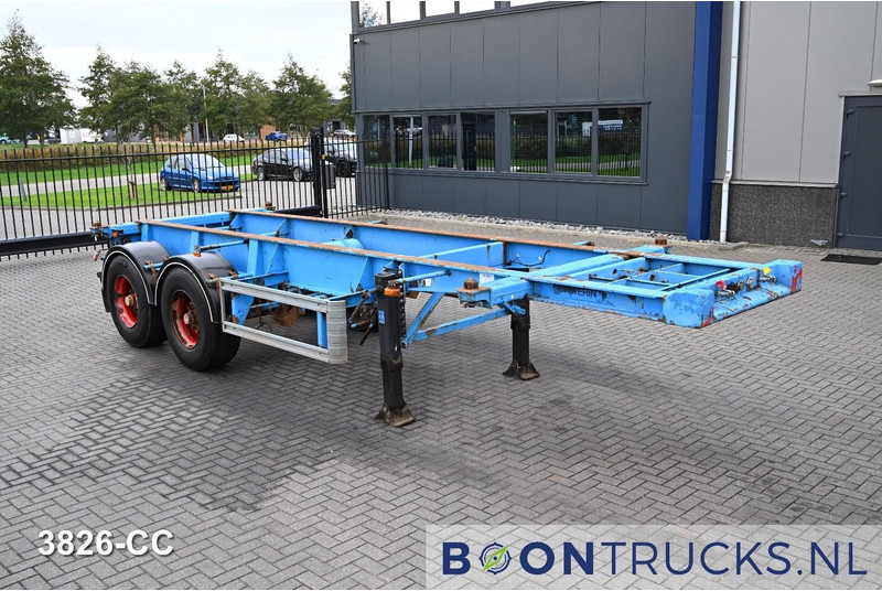 Schweriner Nutzfahrzeuge CS 20 CHASSIS | 20ft * STEEL SUSPENSION * BPW / DRUM * 9x AVAILABLE - Container transporter/ Swap body semi-trailer: picture 3 Schweriner Nutzfahrzeuge CS 20 CHASSIS | 20ft * STEEL SUSPENSION * BPW / DRUM * 9x AVAILABLE - Container transporter/ Swap body semi-trailer: picture 3