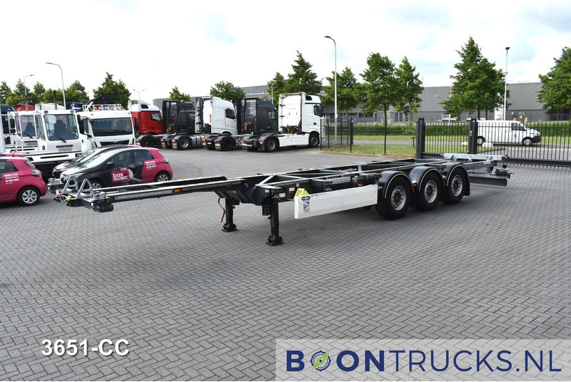 Van Hool A3C002 2x20-30-40-45ft HC * LIFT AXLE * SAF / DISC * EXTENDABLE REAR - Container transporter/ Swap body semi-trailer: picture 5 Van Hool A3C002 2x20-30-40-45ft HC * LIFT AXLE * SAF / DISC * EXTENDABLE REAR - Container transporter/ Swap body semi-trailer: picture 5