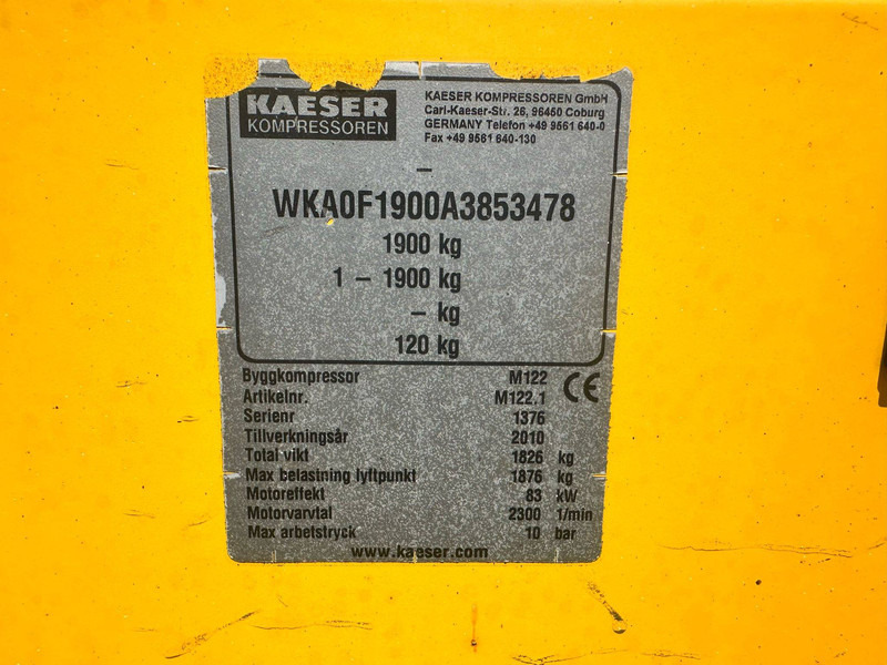 Sor M122 - Air compressor: picture 5 Sor M122 - Air compressor: picture 5