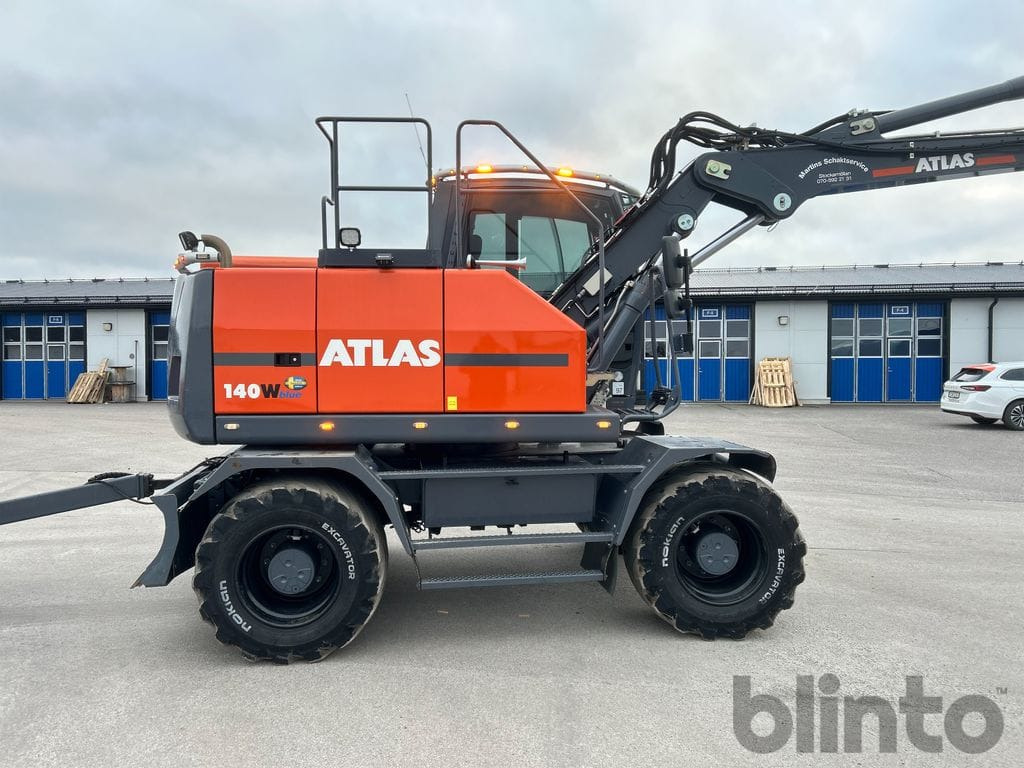 Atlas 140W blue - Wheel excavator: picture 5 Atlas 140W blue - Wheel excavator: picture 5