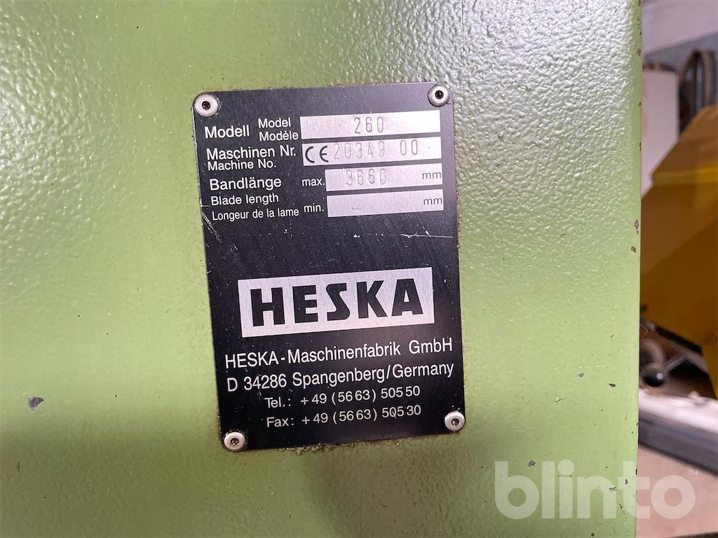 Heska 260 - Metal band saw: picture 5 Heska 260 - Metal band saw: picture 5