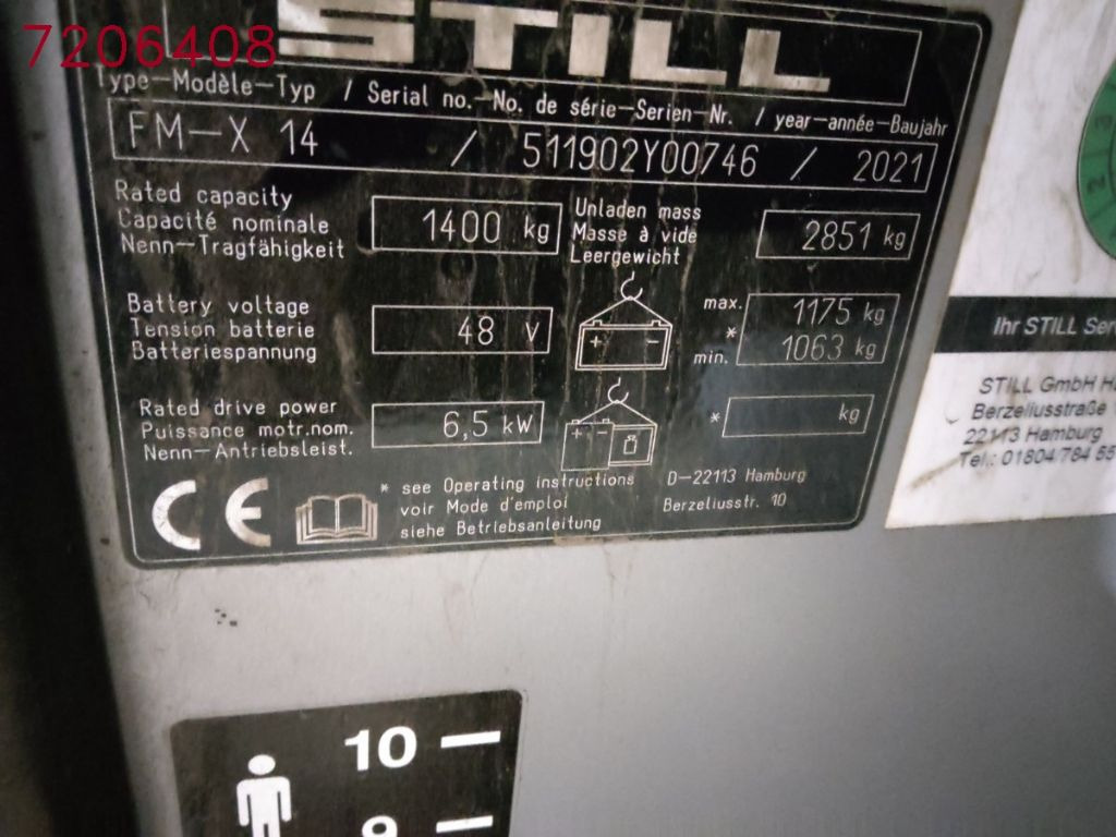 Reach truck Still FM-X14/LIION: picture 6 Reach truck Still FM-X14/LIION: picture 6