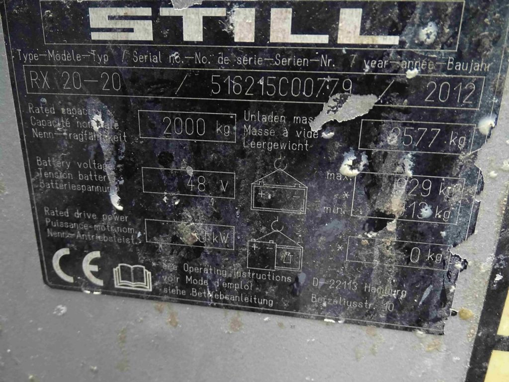 Still RX20-20 - Electric forklift: picture 5 Still RX20-20 - Electric forklift: picture 5