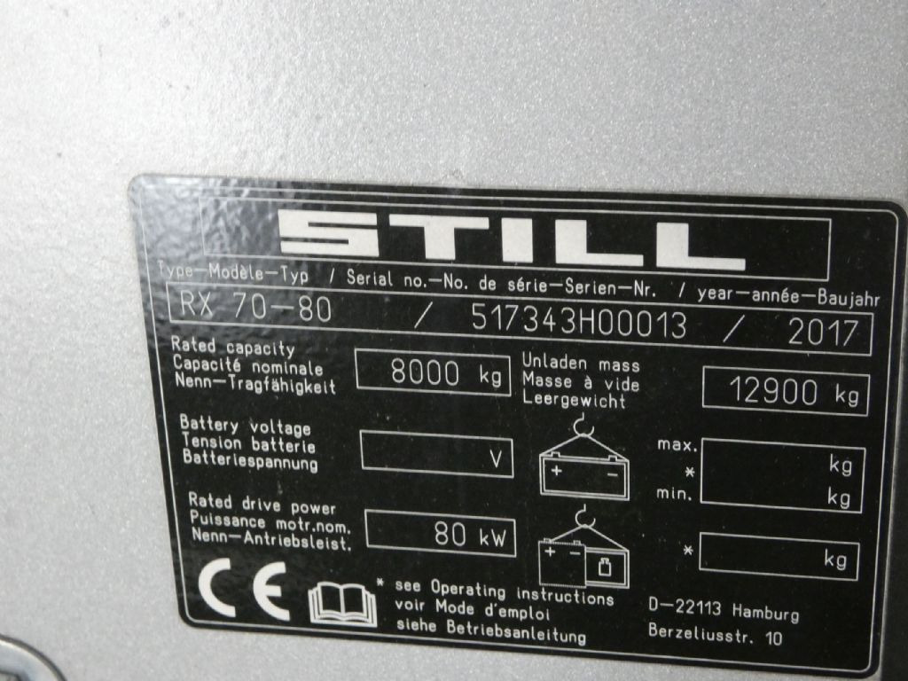 Still RX70-80 - Diesel forklift: picture 5 Still RX70-80 - Diesel forklift: picture 5