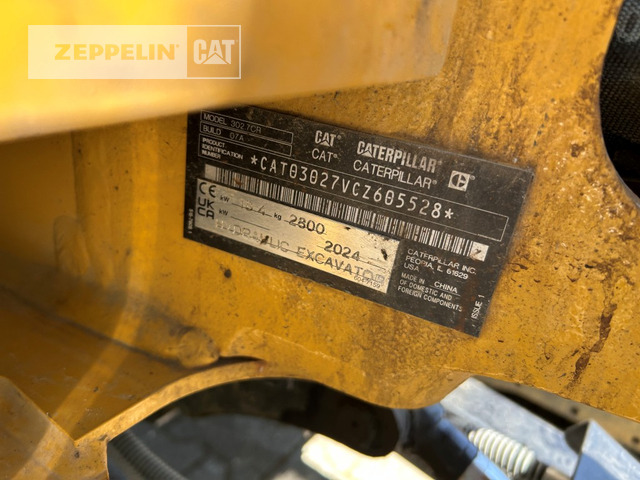 Cat 302.7CR-07 - Mini excavator: picture 2 Cat 302.7CR-07 - Mini excavator: picture 2